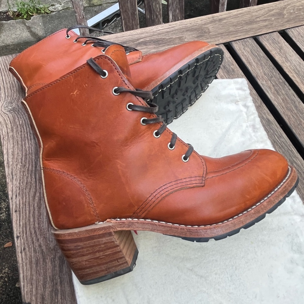 Red Wing Clara Ankle Boots in Rich Brown